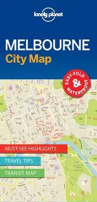 Lonely Planet Melbourne City Map 1