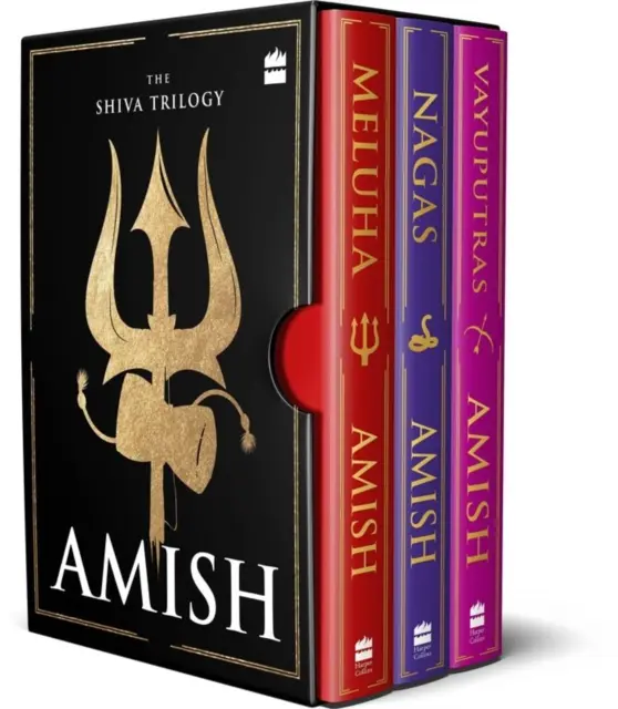 Šivova trilógia - špeciálna zberateľská edícia - BOX SET (Nesmrteľní z Meluhy, Tajomstvo nág, Prísaha Vajuputry) - Shiva Trilogy - Special Collector's Edition - BOX SET (The Immortals of Meluha, The Secret of The Nagas, The Oath of the Vayuputras)