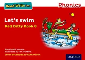 Read Write Inc. Phonics: Červená knižka 8 Plávajme - Read Write Inc. Phonics: Red Ditty Book 8 Let's Swim