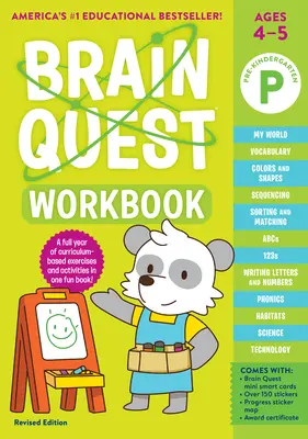 Pracovný zošit Brain Quest: Revidované vydanie pre deti predškolského veku - Brain Quest Workbook: Pre-K Revised Edition
