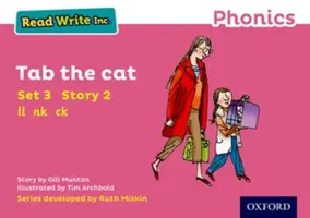 Čítať písať Inc. Phonics: Ružová sada 3 Kniha príbehov 2 Kocúr Tab - Read Write Inc. Phonics: Pink Set 3 Storybook 2 Tab the Cat