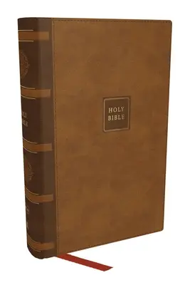 NKJV Compact Paragraph-Style Bible W/ 43,000 Cross References, Brown Leathersoft, Red Letter, Comfort Print: Biblia v štýle odsekov, hnedá, červené písmo, pohodlná tlač: Svätá Biblia, Nová verzia kráľa Jakuba: Svätá - NKJV Compact Paragraph-Style Bible W/ 43,000 Cross References, Brown Leathersoft, Red Letter, Comfort Print: Holy Bible, New King James Version: Holy