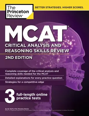 MCAT Critical Analysis and Reasoning Skills Review, 2. vydanie - MCAT Critical Analysis and Reasoning Skills Review, 2nd Edition