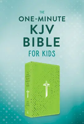 Jednominútová Biblia KJV pre deti [Neon Green Cross] - The One-Minute KJV Bible for Kids [Neon Green Cross]