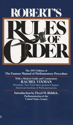 Robertove pravidlá poriadku - Robert's Rules of Order