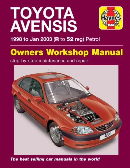 Toyota Avensis Benzín (98 - január 03) Haynes Repair Manual - Toyota Avensis Petrol (98 - Jan 03) Haynes Repair Manual