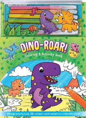 Dino-Roar! Omaľovánky a aktivity - Dino-Roar! Coloring & Activity Book