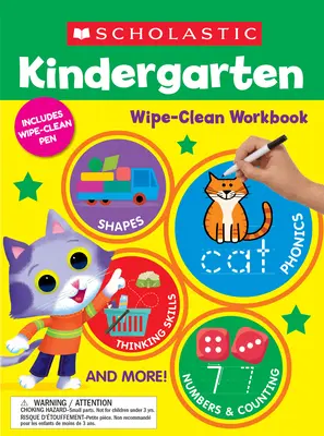 Pracovný zošit pre materské školy - Kindergarten Wipe-Clean Workbook