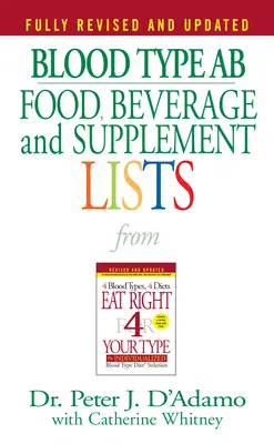 Zoznamy potravín, nápojov a doplnkov pre krvnú skupinu AB - Blood Type AB Food, Beverage and Supplement Lists