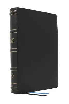 Nkjv, Veľká tlačená tenkopisná referenčná Biblia, modré písmená, séria MacLaren, pravá koža, čierna, indexované palcom, pohodlná tlač: Svätá Biblia, New King J - Nkjv, Large Print Thinline Reference Bible, Blue Letter, MacLaren Series, Genuine Leather, Black, Thumb Indexed, Comfort Print: Holy Bible, New King J