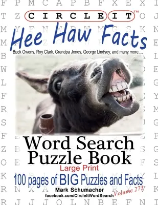 Zakrúžkujte, Hee Haw Fakty, Hľadanie slov, Puzzle Book - Circle It, Hee Haw Facts, Word Search, Puzzle Book