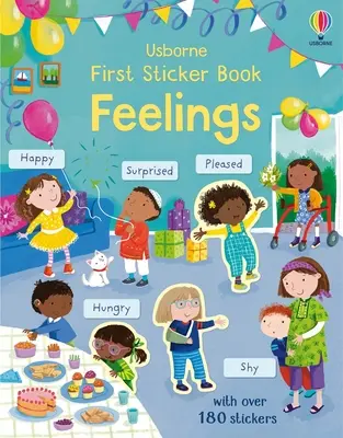 Prvá nálepková kniha Pocity - First Sticker Book Feelings