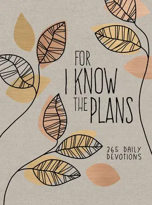 Lebo poznám plány: 365 denných pobožností - For I Know the Plans: 365 Daily Devotions