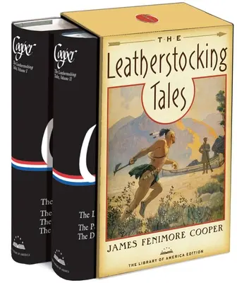 Príbehy koženej pančuchy - Boxed Set americkej knižnice - Leatherstocking Tales - A Library of America Boxed Set