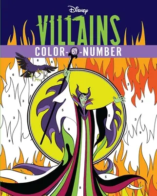 Disneyho zloduchovia Vyfarbuj podľa čísla - Disney Villains Color-By-Number