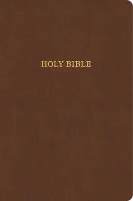 Biblia KJV s veľkou tlačou, tenká línia, hodnotné vydanie, hnedá koža s povrchovou úpravou: Svätá Biblia - KJV Large Print Thinline Bible, Value Edition, Brown Leathertouch: Holy Bible
