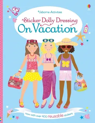 Nálepka Dolly obliekanie na dovolenke - Sticker Dolly Dressing on Vacation