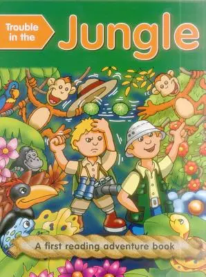 Problémy v džungli (Outsize): Prvé čítanie pre deti od 3 do 5 rokov - Trouble in the Jungle (Outsize): First Reading Books for 3-5 Year Olds