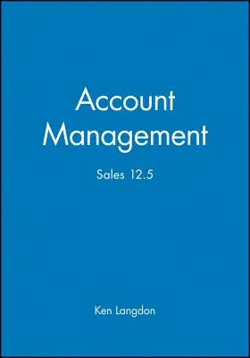 Správa účtov: Predaj 12,5 - Account Management: Sales 12.5