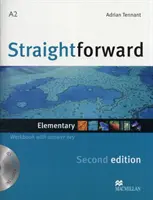 Straightforward 2. vydanie Pracovný zošit na základnej úrovni s kľúčom a CD - Straightforward 2nd Edition Elementary Level Workbook with key & CD
