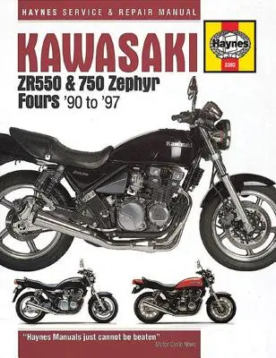 Štvorvalce Kawasaki Zr550 a 750 Zephyr '90 až '97 - Kawasaki Zr550 & 750 Zephyr Fours '90 to '97