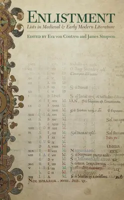 Narukovanie: Zoznamy v stredovekej a ranonovovekej literatúre - Enlistment: Lists in Medieval and Early Modern Literature