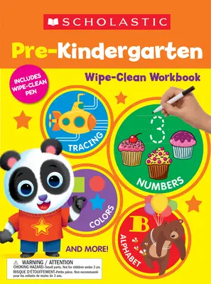 Scholastic Pre-Kee Wipe-Clean Pracovný zošit - Scholastic Pre-K Wipe-Clean Workbook