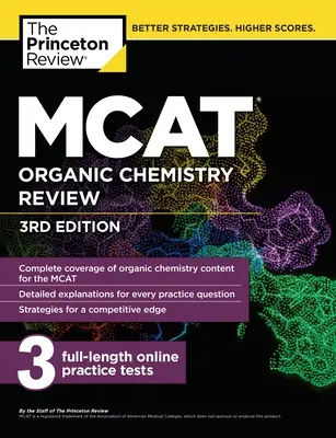 MCAT Organic Chemistry Review, 3. vydanie - MCAT Organic Chemistry Review, 3rd Edition