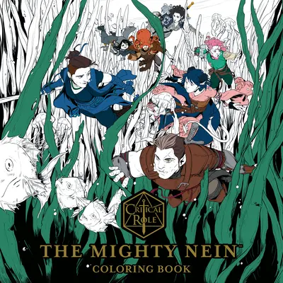 Kritická úloha: Mighty Nein Omaľovánky - Critical Role: The Mighty Nein Coloring Book