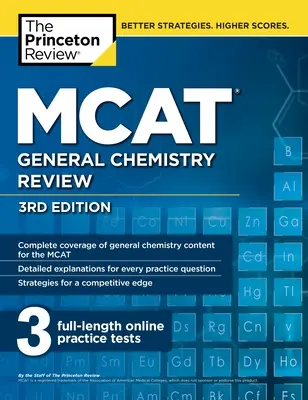 MCAT General Chemistry Review, 3. vydanie - MCAT General Chemistry Review, 3rd Edition