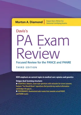 Davis's Pa Exam Review: Pance a Panre: Sústredený prehľad na skúšku Pance a Panre - Davis's Pa Exam Review: Focused Review for the Pance and Panre: Focused Review for the Pance and Panre