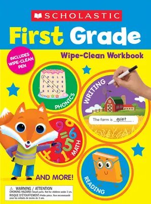 Scholastic First Grade Wipe-Clean Pracovný zošit - Scholastic First Grade Wipe-Clean Workbook