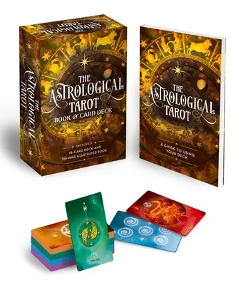 Astrologická tarotová kniha a balíček kariet: Obsahuje balíček 78 kariet a 128-stranovú ilustrovanú knihu - The Astrological Tarot Book & Card Deck: Includes a 78-Card Deck and a 128-Page Illustrated Book