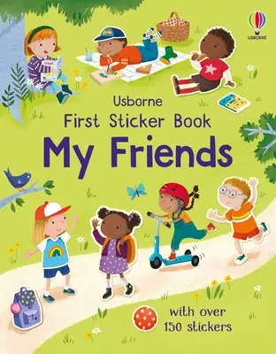 Prvá kniha nálepiek Moji priatelia - First Sticker Book My Friends