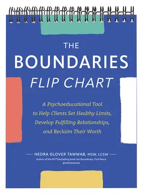 The Boundaries Flip Chart: Hranice: Psychoedukačný nástroj, ktorý pomáha klientom stanoviť si zdravé hranice, rozvíjať plnohodnotné vzťahy a získať späť svoju hodnotu - The Boundaries Flip Chart: A Psychoeducational Tool to Help Clients Set Healthy Limits, Develop Fulfilling Relationships, and Reclaim Their Worth