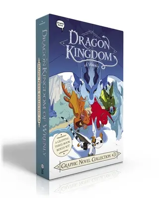 Dračie kráľovstvo Wrenly Kolekcia grafických románov č. 3 (Boxed Set): Cinderov plameň; Roztrieštené pobrežie; Lávová légia - Dragon Kingdom of Wrenly Graphic Novel Collection #3 (Boxed Set): Cinder's Flame; The Shattered Shore; Legion of Lava
