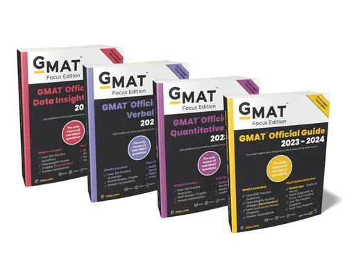 GMAT Official Guide 2023-2024 Bundle, Focus Edition: Obsahuje GMAT Official Guide, GMAT Quantitative Review, GMAT Verbal Review a GMAT Data Insight - GMAT Official Guide 2023-2024 Bundle, Focus Edition: Includes GMAT Official Guide, GMAT Quantitative Review, GMAT Verbal Review, and GMAT Data Insight