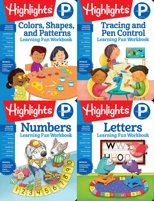 Highlights Predškolské učebnice Balenie pracovných zošitov - Highlights Preschool Learning Workbook Pack