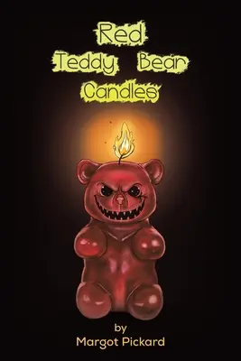 Červené medvedie sviečky - Red Teddy Bear Candles