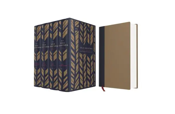NIV, projekt Sola Scriptura Bible: The Complete Collection, Cloth over Board, Navy/Tan: Znovuobjavte sväté umenie čítania - NIV, the Sola Scriptura Bible Project: The Complete Collection, Cloth Over Board, Navy/Tan: Rediscover the Holy Art of Reading