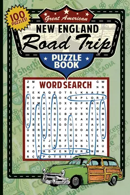 Veľký americký výlet po Novom Anglicku Kniha puzzle - Great American New England Road Trip Puzzle Book