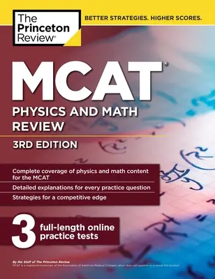 MCAT Physics and Math Review, 3. vydanie - MCAT Physics and Math Review, 3rd Edition