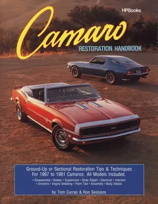 Príručka na reštaurovanie vozidiel Camaro: Tipy a techniky pre renováciu vozidiel Camaro z rokov 1967 až 1981 - Camaro Restoration Handbook: Ground-Up or Sectional Restoration Tips & Techniques for 1967 to 1981 Camaros
