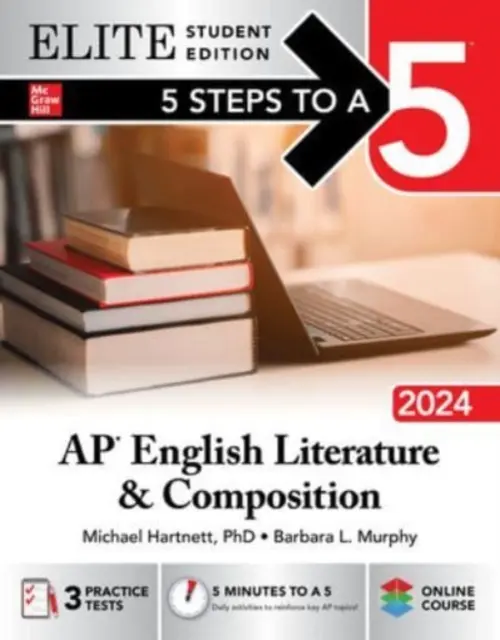 5 krokov k päťke: AP English Literature and Composition 2024 Elite Student Edition - 5 Steps to a 5: AP English Literature and Composition 2024 Elite Student Edition