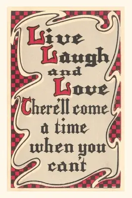 Vintage Journal Ži, smej sa a miluj - Vintage Journal Live, Laugh and Love