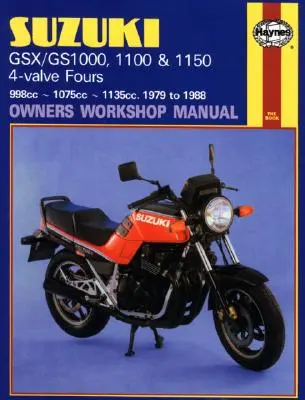 Suzuki Gsx/Gs1000, 1100 a 1150 4-ventilové štvorvalce Majiteľská dielenská príručka, č. M737: 1979-1988 - Suzuki Gsx/Gs1000, 1100 & 1150 4-Valve Fours Owners Workshop Manual, No. M737: 1979-1988