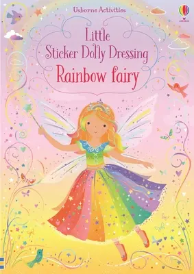 Malá samolepka Dolly Obliekanie dúhovej víly - Little Sticker Dolly Dressing Rainbow Fairy
