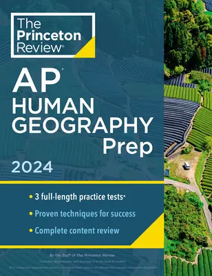 Princeton Review AP Human Geography Prep, 15. vydanie: 3 praktické testy + kompletný prehľad obsahu + stratégie a techniky - Princeton Review AP Human Geography Prep, 15th Edition: 3 Practice Tests + Complete Content Review + Strategies & Techniques