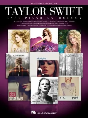 Taylor Swift Easy Piano Anthology - 2. vydanie: Úpravy piesní s textami piesní na ľahšej úrovni - Taylor Swift Easy Piano Anthology - 2nd Edition: Easy-Level Song Arrangements with Lyrics