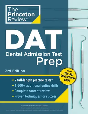 Princeton Review DAT Prep, 3. vydanie - Princeton Review DAT Prep, 3rd Edition